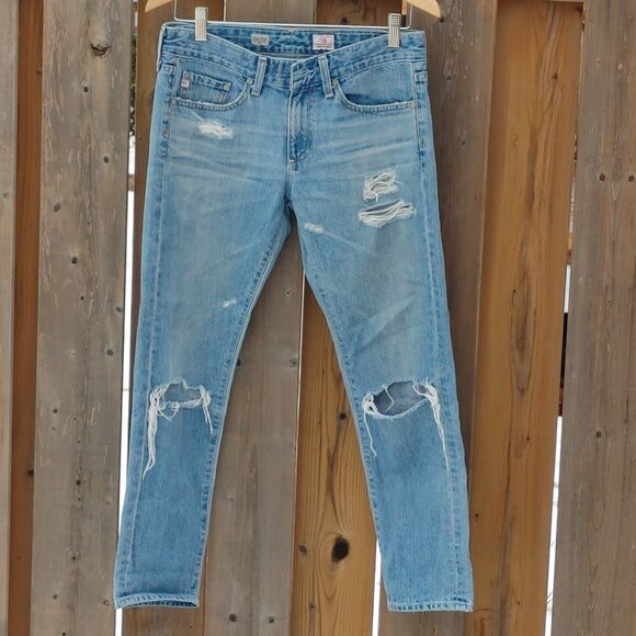 Attractive ADRIANO GOLDSCHMIED Piper Crop Slouchy Slim Crop Jean Women's 27R - Picture 1 of 11